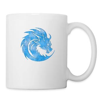 Fantasy Dragon Anime Dragon Head Mythical reptile - Mug - white - Right