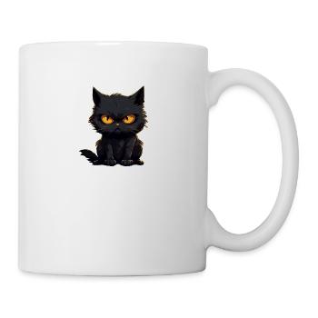 Chat noir ma petite chérie - Mug blanc - blanc - Droite