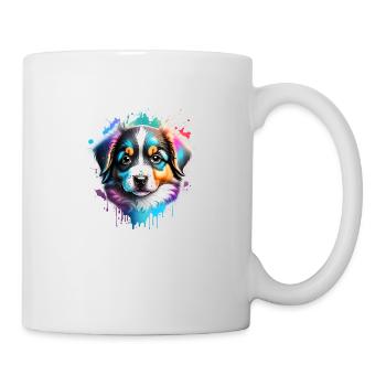 Puppy Australian Shepherd Dog Owner - Mug - white - Right