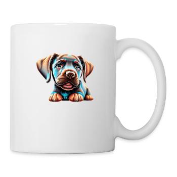 Labrador Propriétaire Chiot Labrador Retriever - Mug blanc - blanc - Droite