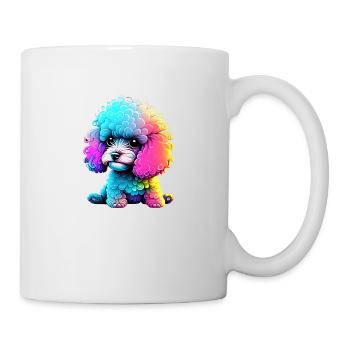 Pudel Hundeliebe Hundehalter Pudelwelpe Hundewelpe - Tasse - Weiß - Rechts