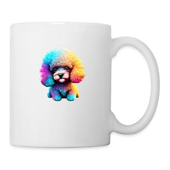 Caniche Chien Propriétaire Caniche Chiot Chien Chiot Chien Amour - Mug blanc - blanc - Droite