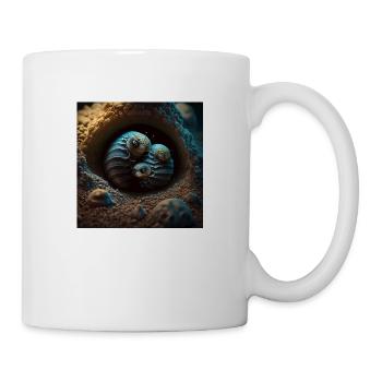 Süße kleine Larven - Tasse - Weiß - Rechts