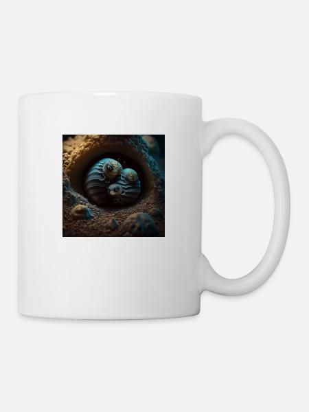 Süße kleine Larven - Tasse - Weiß