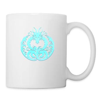 Fantasy Dragon Anime Dragon Head Reptile mythique - Mug blanc - blanc - Droite