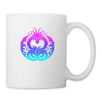 Fantasy Dragon Anime Dragon Head Reptile mythique - Mug blanc - blanc - Droite