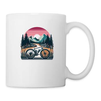 Apprivoiser les sentiers : aventures en gravier au milieu de la forêt - Mug blanc - blanc - Droite