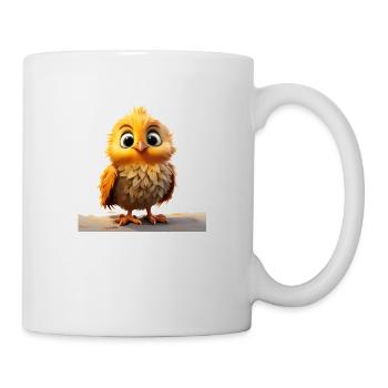 Petit poussin drôle - Mug blanc - blanc - Droite