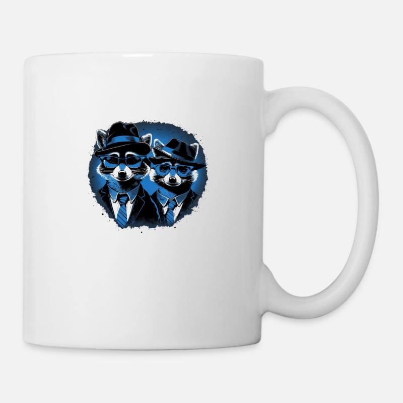 BB raccoons - Mug - white