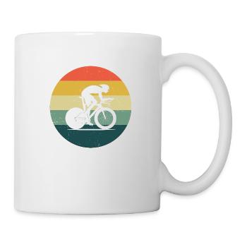 Road Cycling Women Road Bike Road Bike Road Bike - Mug - white - Right