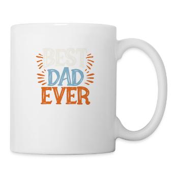 Best dad ever - Mug blanc - blanc - Droite