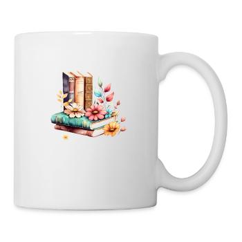Book Lover Reading Books Reader Gift Book - Mug - white - Right