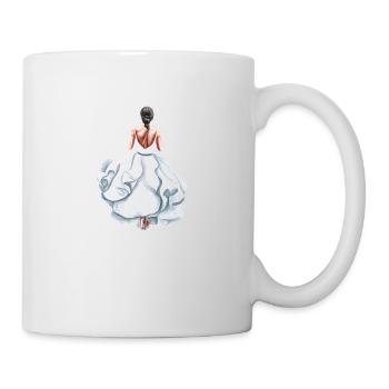 La Mariée, Mariage, Marié, Mariage, Enterrement De Vie De Jeune Fille - Mug blanc - blanc - Droite