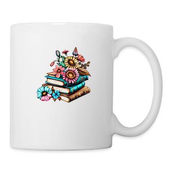 Reader Gift Book Book Lovers Reading Books - Mug - white - Right