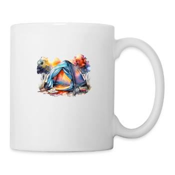 Tentes Camping Camping-car Caravane Camp Cadeau - Mug blanc - blanc - Droite