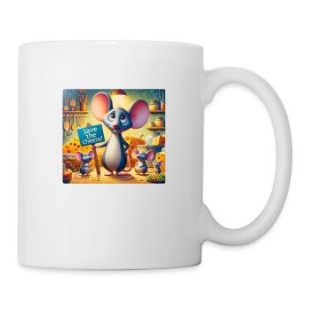 Famille de souris - Mug blanc - blanc - Droite