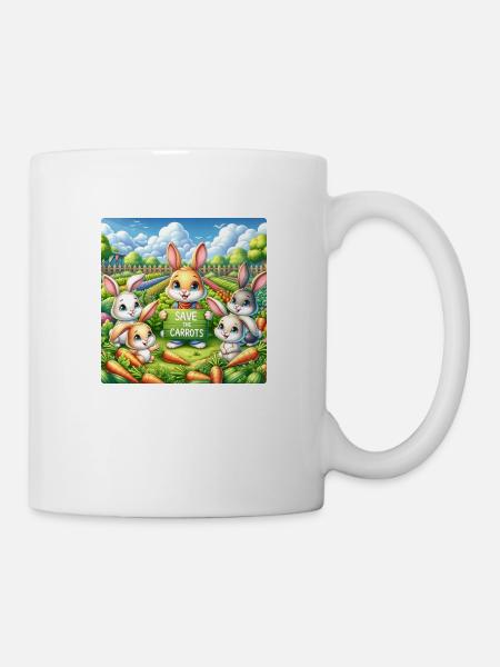 Save the carrots - Mug - white