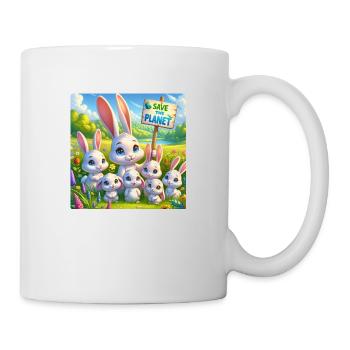 Rabbit Family - Mug - white - Right