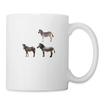 Arten von Zebras, Liste der Zebrarassen Tierliebhaber - Tasse - Weiß - Rechts