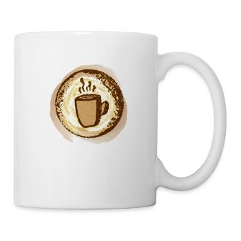 Coffee cup - warm feel-good design - coffee - Mug - white - Right