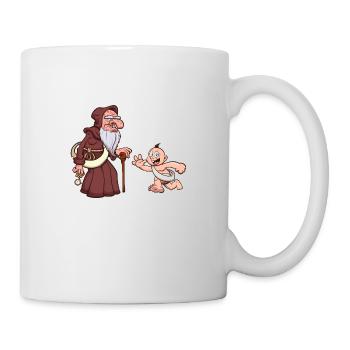 Father Time With New Years Baby - Mug - white - Right