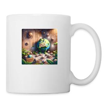 Save the world - Mug - white - Right