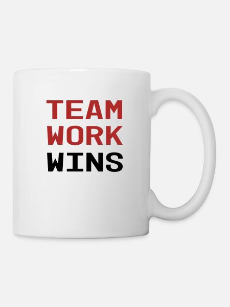 Teamwork - Tasse - Weiß