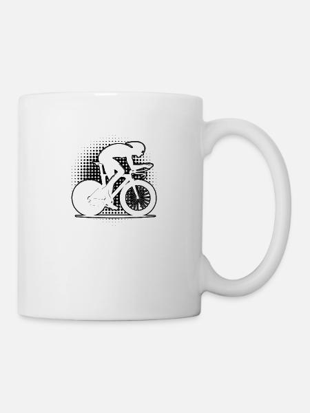 Rennradfahren Rennradfahrer Damen Rennrad - Tasse - Weiß