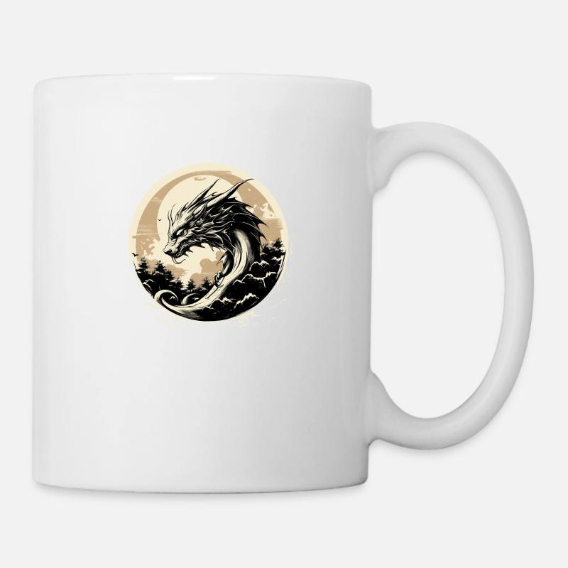 Asian dragon - Mug - white