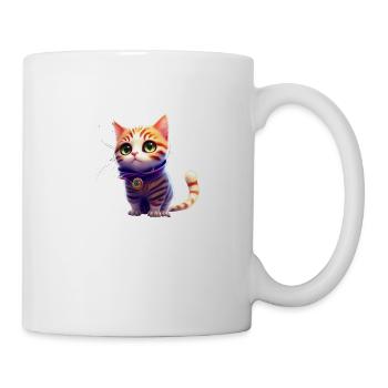 Katze - Tasse - Weiß - Rechts