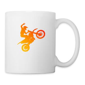 Motocross Dirtbike Dirt Bike Freestyle Motocross - Mug blanc - blanc - Droite