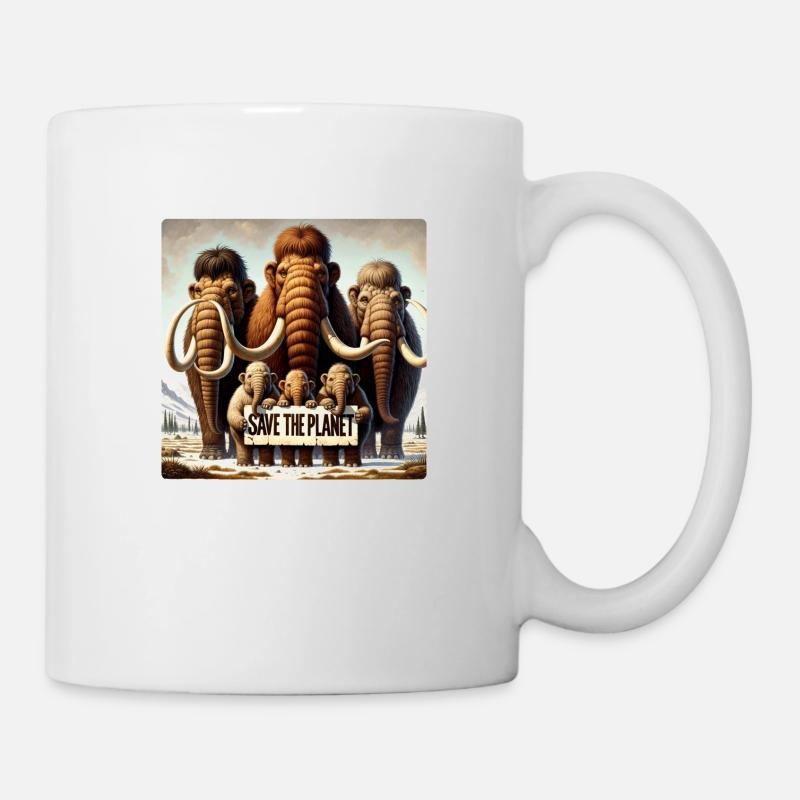 Mammoth Family - Mug - white
