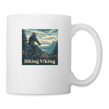 Biking Viking - Tasse - Weiß - Rechts