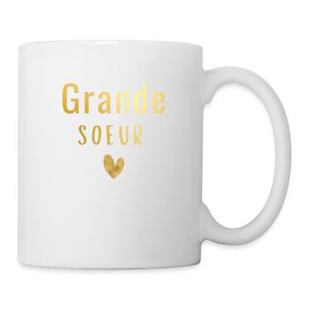 Grande sœur -annonce grossesse - Mug blanc - blanc - Droite