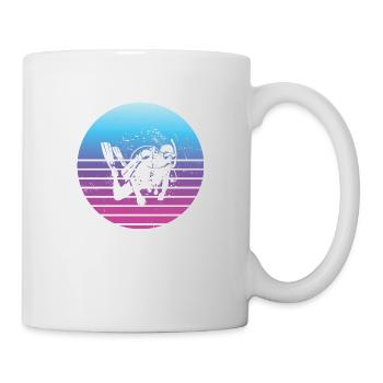 Plongée Libre Plongée sous-marine Plongée Ladies Diver - Mug blanc - blanc - Droite