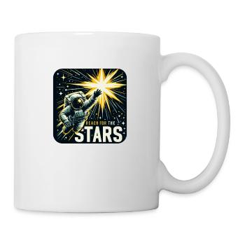 Astronaut’s Dream: Reach for the Stars! - Mug - white - Right