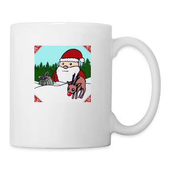 Frohe Weihnacht - Tasse - Weiß - Rechts