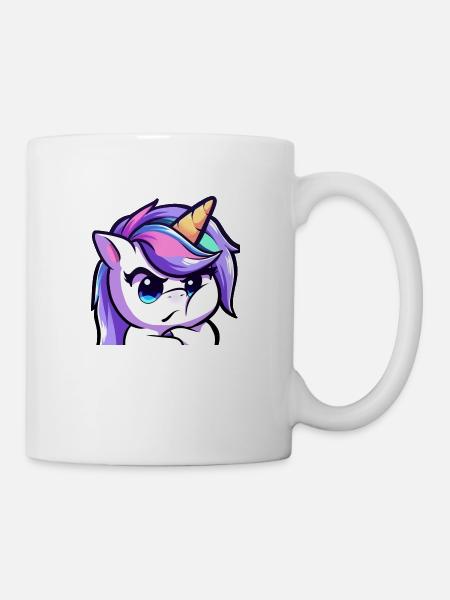 lya angry - Tasse - Weiß