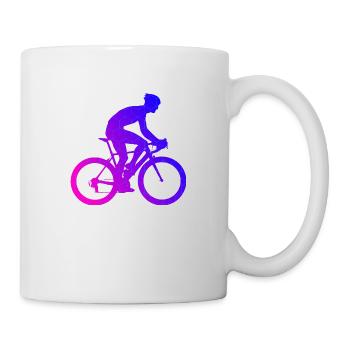Road Bike Rennradfahrer Damen Rennradfahren - Tasse - Weiß - Rechts