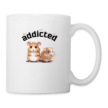 cute hamster brothers - little hamster - hamster fan - Mug - white - Right