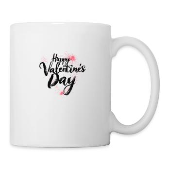 Élégante Saint-Valentin - Chic Love Script - Mug blanc - blanc - Droite