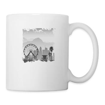 Los angeles californie voyage ville usa amérique - Mug blanc - blanc - Droite