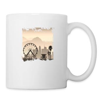 Los angeles californie voyage ville usa amérique - Mug blanc - blanc - Droite