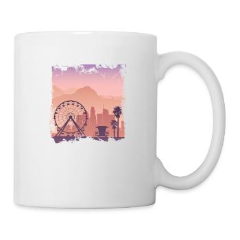 Los angeles californie voyage ville usa amérique - Mug blanc - blanc - Droite