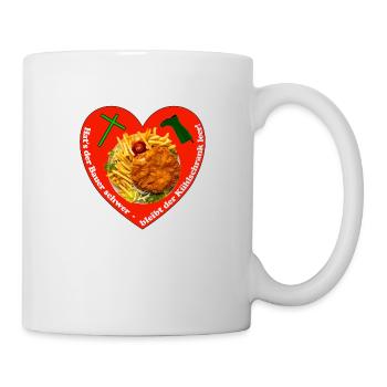 Solidarität mit den Bauern - Tasse - Weiß - Rechts
