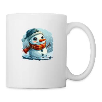 Bonhomme de neige pour les enfants - Mug blanc - blanc - Droite