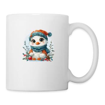 Schneemann für Kinder in Form eines Küken - Tasse - Weiß - Rechts