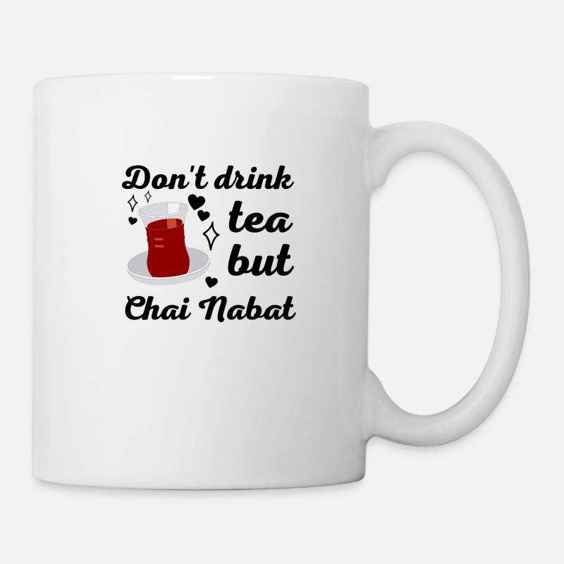 Don't drink tea but chai nabat - Iran - Mug - white