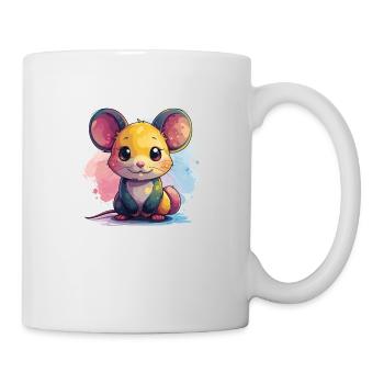 Kinder Maus - Tasse - Weiß - Rechts