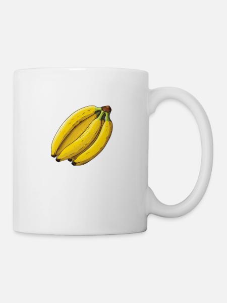 Bananen - Tasse - Weiß